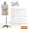 Dritz® My Double Designer Full Figure Dress Form with Adjustable Tri-Pod Stand